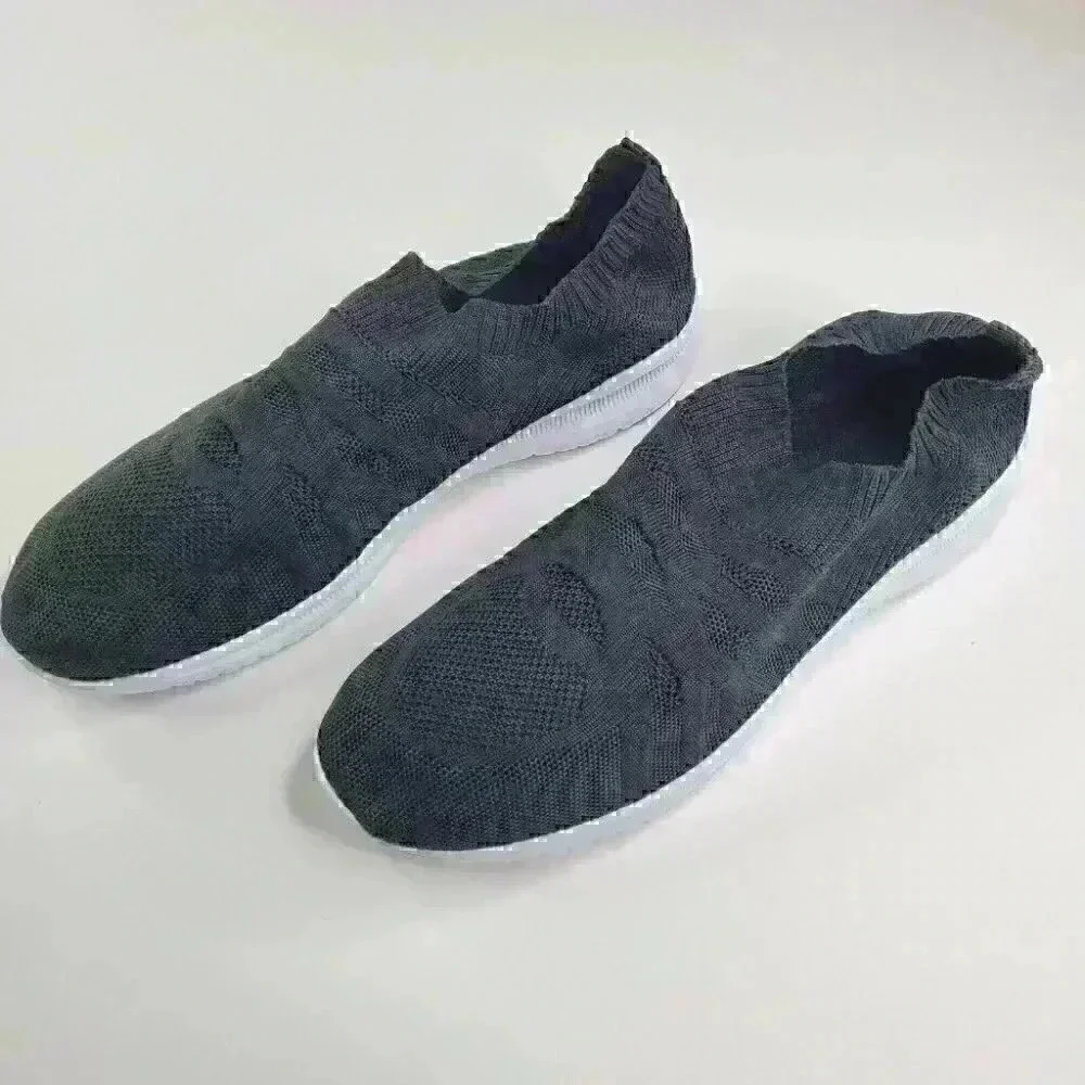 Fashion Men's Sneakers Black Running Jogging Shoes Size 12/45